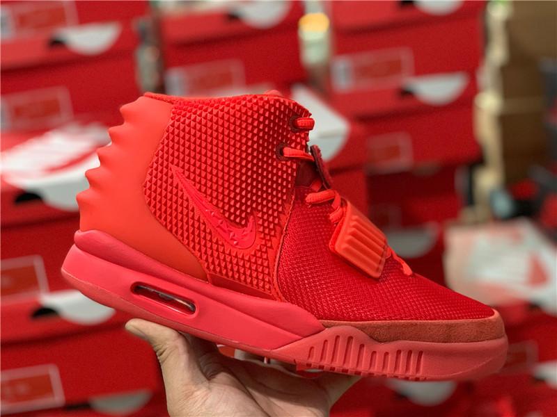 God Air Yeezy 2 Red October Real materials Limited pairs